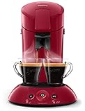 Philips Domestic Appliances Senseo HD6554/90 Kaffeepadmaschine (Crema Plus, Kaffeestärkewahl) dunkelrot